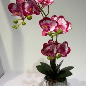 HD003-orquídea rosa artificial al por mayor