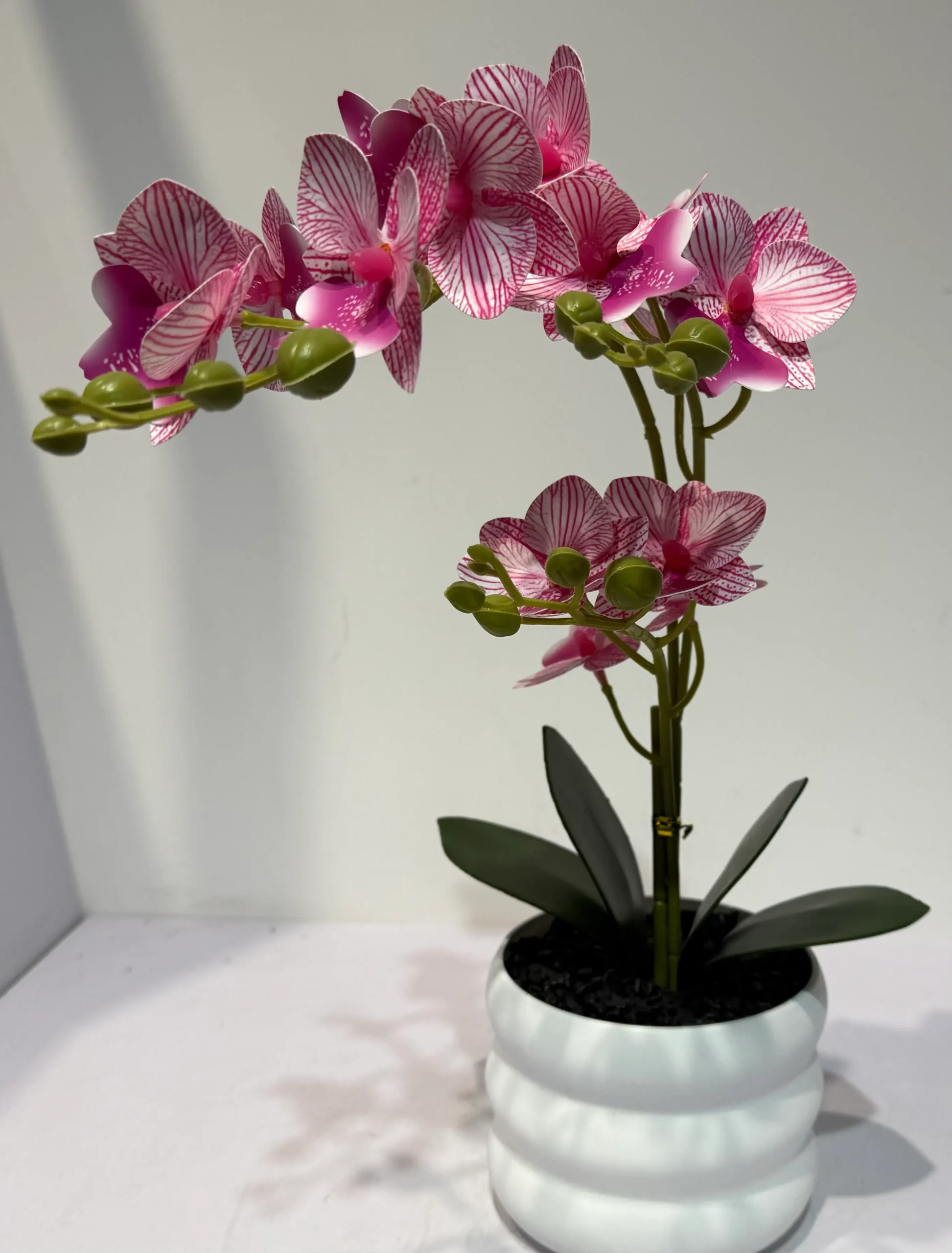 HD004-orquidea phalaenopsis artificial al por mayor