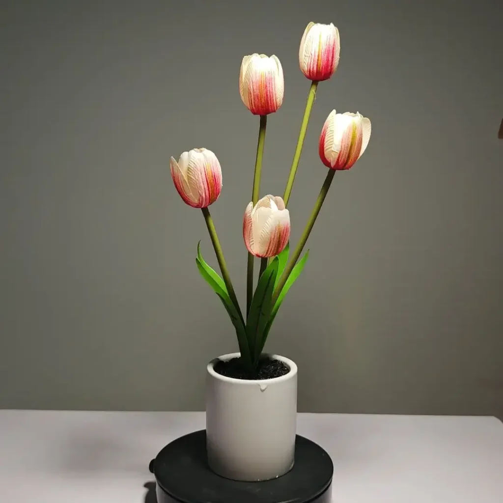 ZH0007(10) profile - tulipanes artificiales de aspecto realista ZH0007(10) profile - tulipanes artificiales de aspecto realista