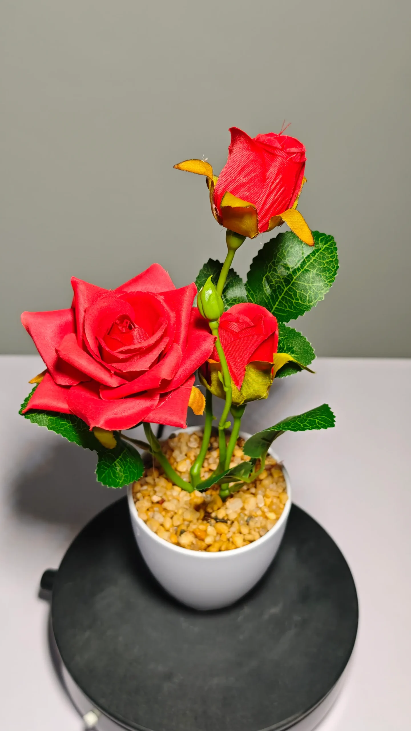 ZH0027 (6) - rosas artificiales rojas