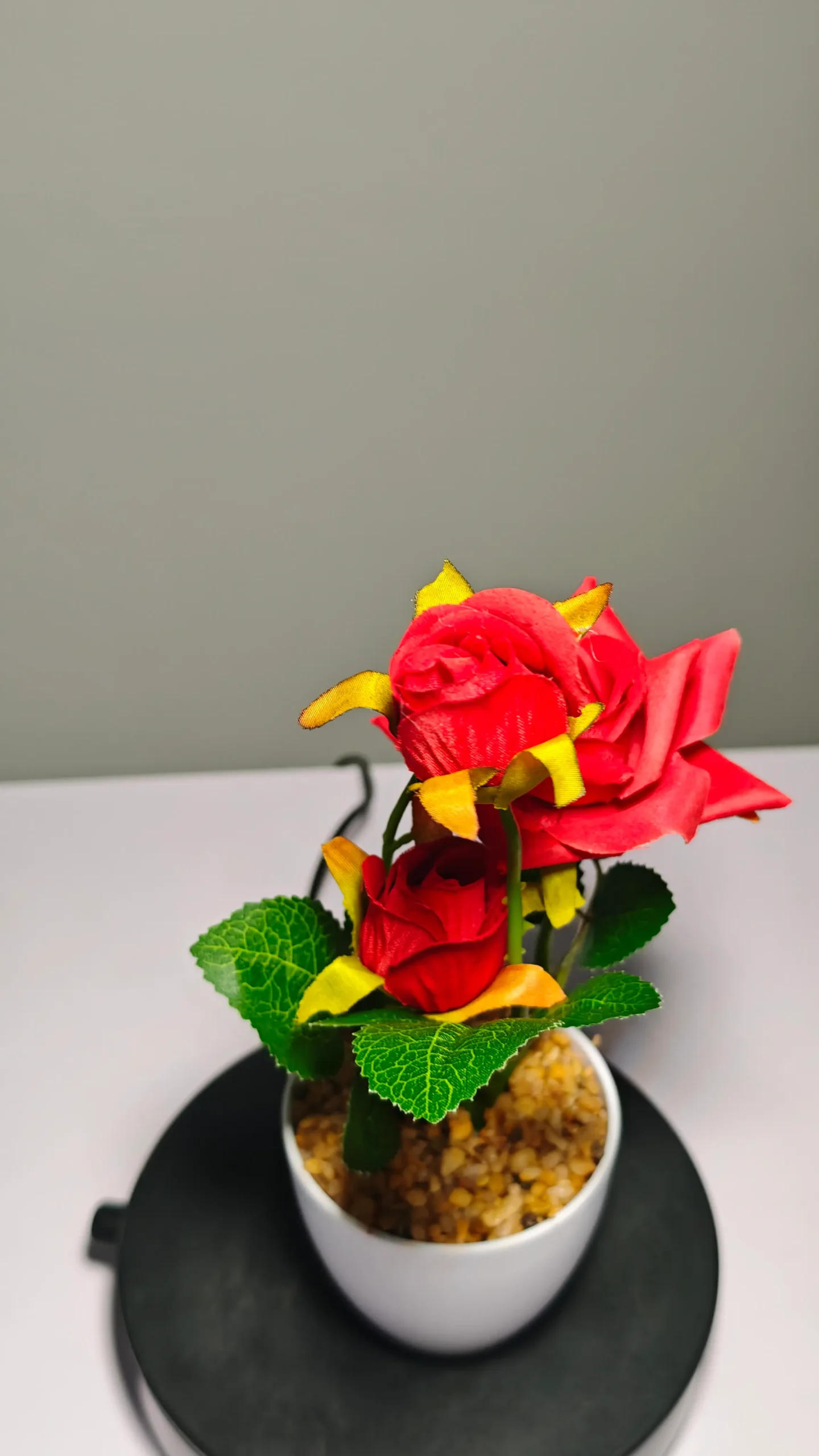 ZH0027 (7) - rosas artificiales rojas