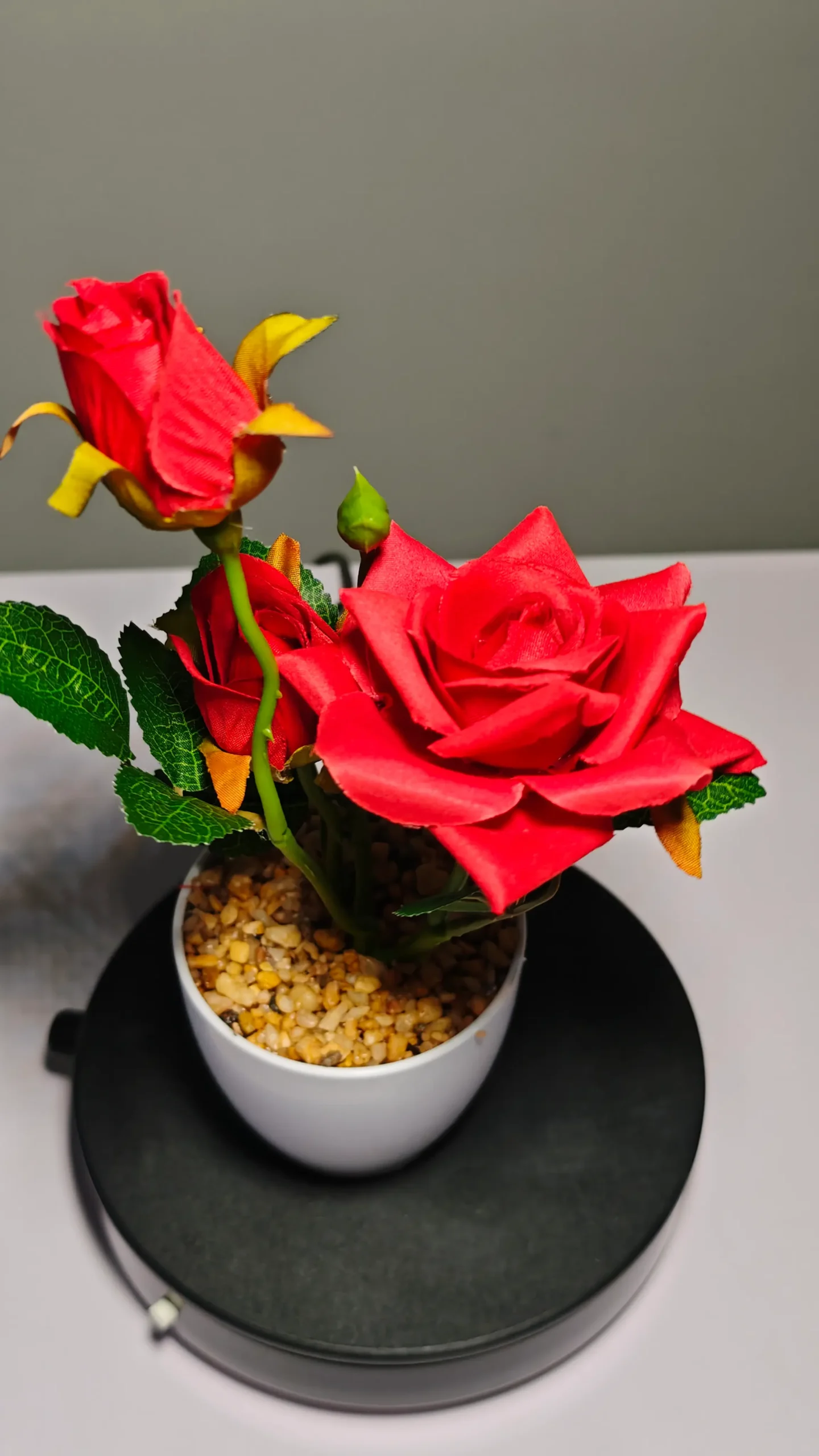 ZH0027 (8) - rosas artificiales rojas