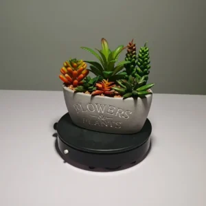 DR0047 (1) profile - Suculenta de Flor Roja Artificial