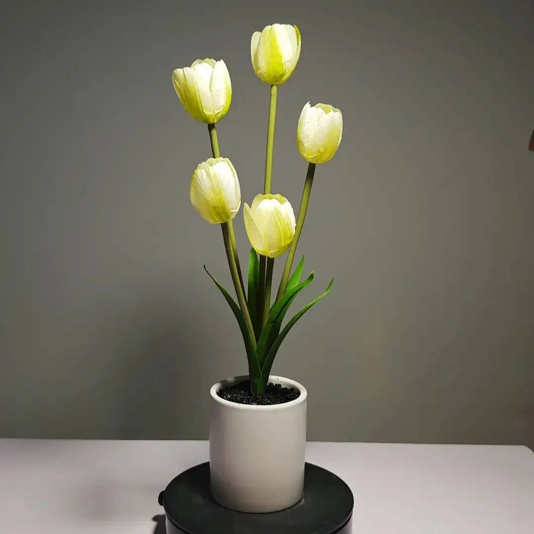 ZH0009 (5) profile - Tulipanes Amarillos Artificiales