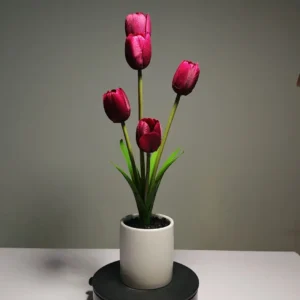 ZH0010 (1) profile - Tulipanes Artificiales que Parecen Reales