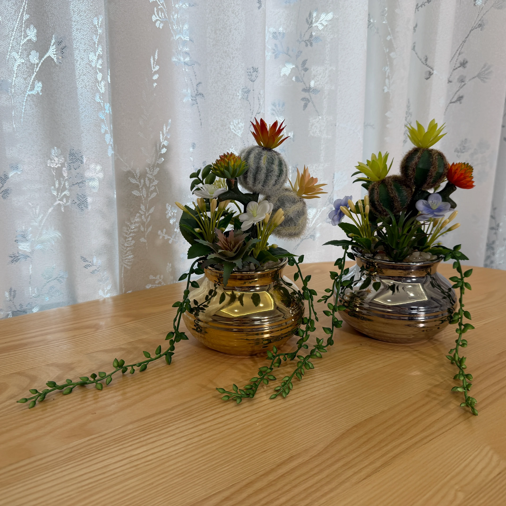 DR0076 (2) - Decoración de Suculentas Colgantes para Hogar