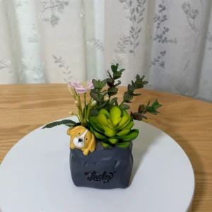 DR0142 (2) profile - Suculentas Artificiales con Figura de Perro