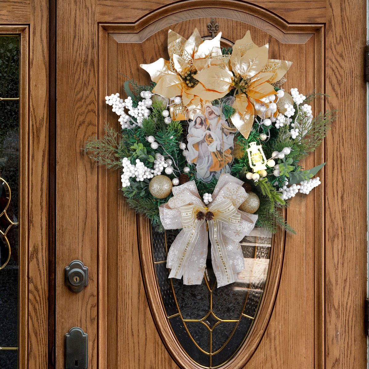 WCH0002 (3) - Corona de Navidad Religiosa